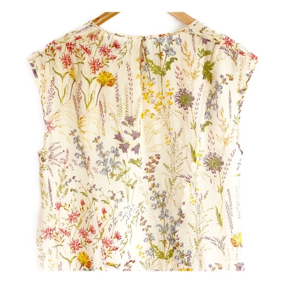 New Madewell Silk Gardengate Dress in Natural - Picture 5 of 16